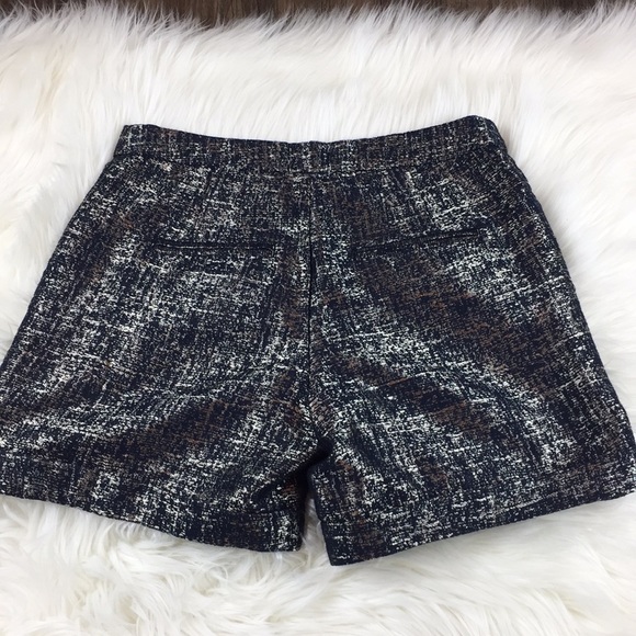 Gold Metallic & Navy Dress Shorts - Picture 4 of 4